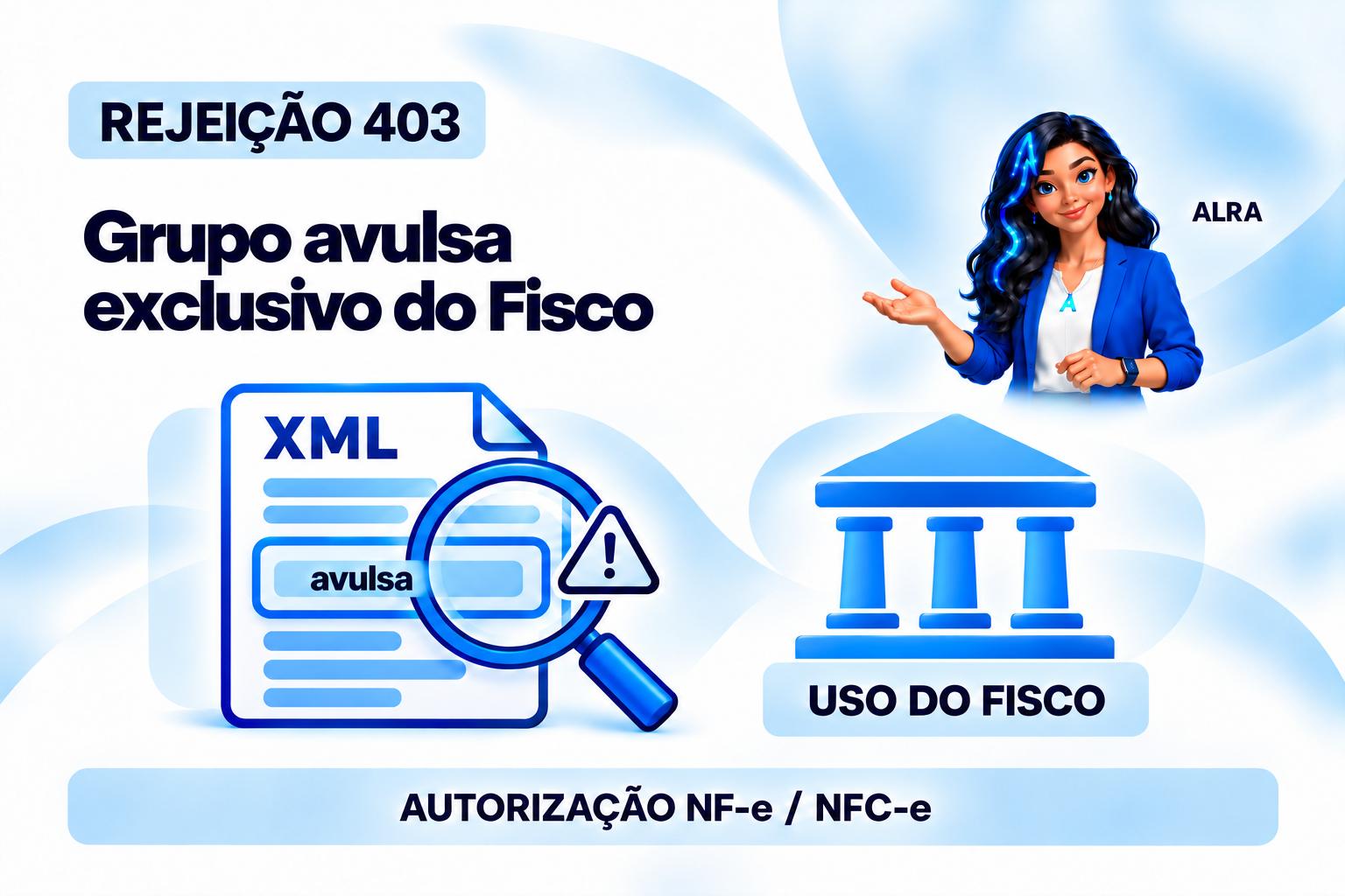 Capa ilustrada da ALRA: Rejeição 403: por que o grupo avulsa não pode acompanhar uma emissão comum.