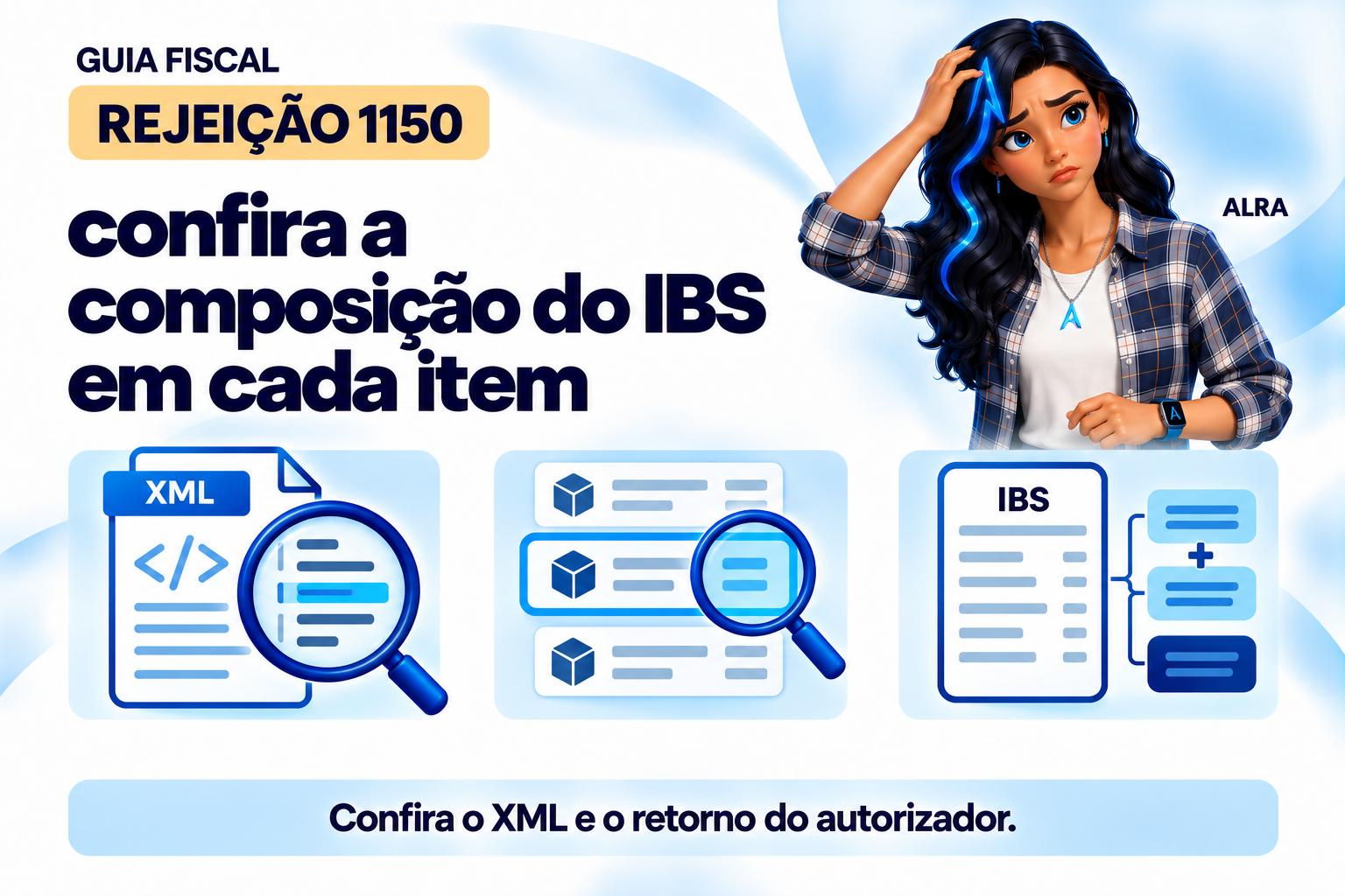 Capa ilustrada da ALRA: Rejeição 1150: confira a composição do IBS em cada item.