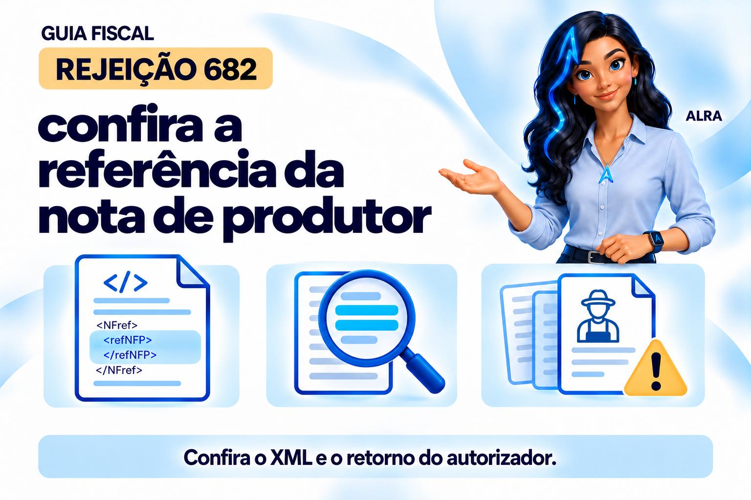 Capa ilustrada da ALRA: Rejeição 682: confira a referência da nota de produtor.