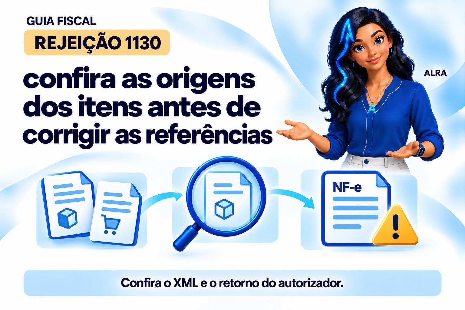 Capa ilustrada da ALRA: Rejeição 1130: confira as origens dos itens antes de corrigir as referências.