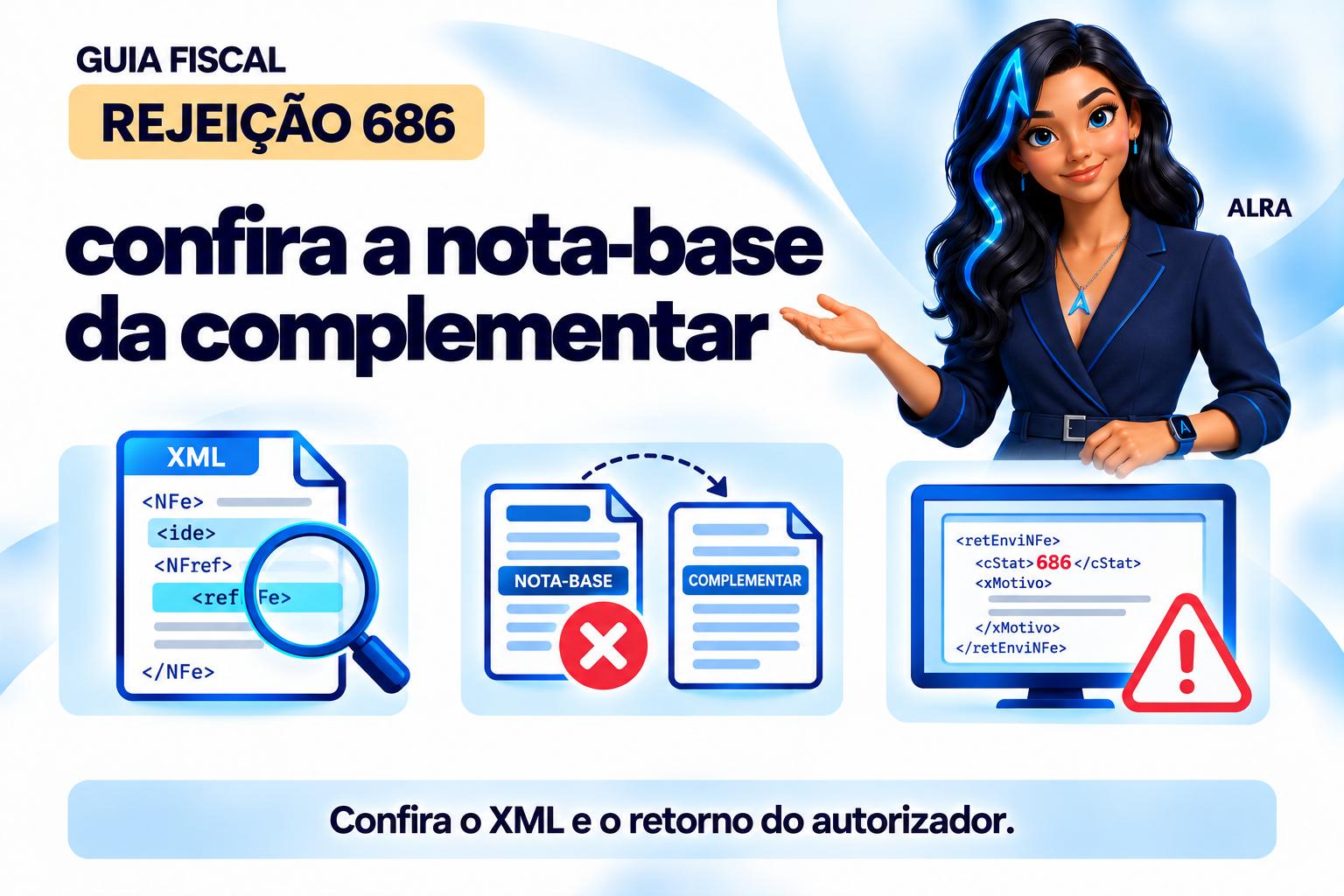 Capa ilustrada da ALRA: Rejeição 686: confira a nota-base da complementar.